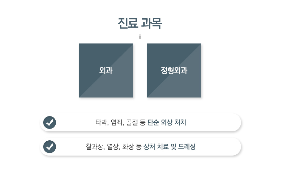 외과계진료안내